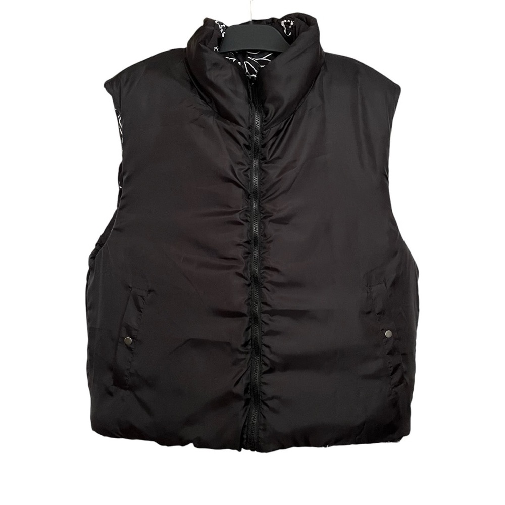 Kapital Bandana Paisley Print Reversible Nylon Keel Weaving Puffer Vest Size 1 - Picture 7 of 14